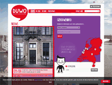 Tablet Screenshot of duwo.nl